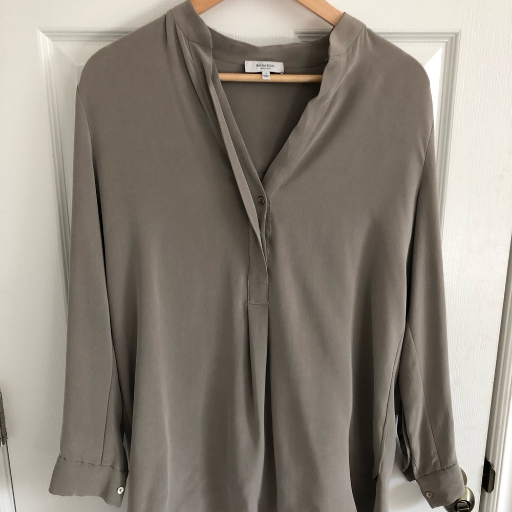 Wilfred Long Silk Blouse